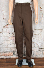 Vintage 80s DICKIES 874 Dark Brown Work Pants