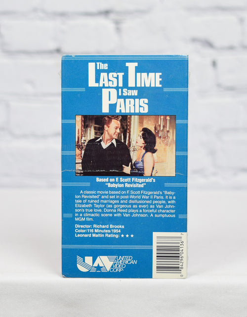 NEW/SEALED The Last Time I Saw Paris - 1991 United American Video VHS