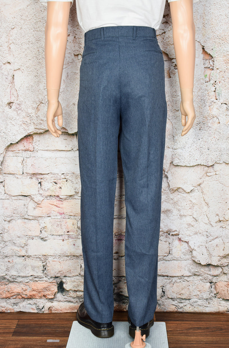 Vintage LEVI'S Bluish Grey Action Slacks Pants - 38 X 34