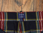 Black Tartan Plaid J. CREW Full-Length Pants - 10