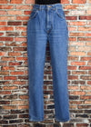Vintage 80s Blue CHIC High Waisted Tapered Jeans - 12 Average