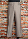 Rare - Vintage 70s Greyish Brown CIRCLE S Western 2pc. Suit w/ Arrow Detailing