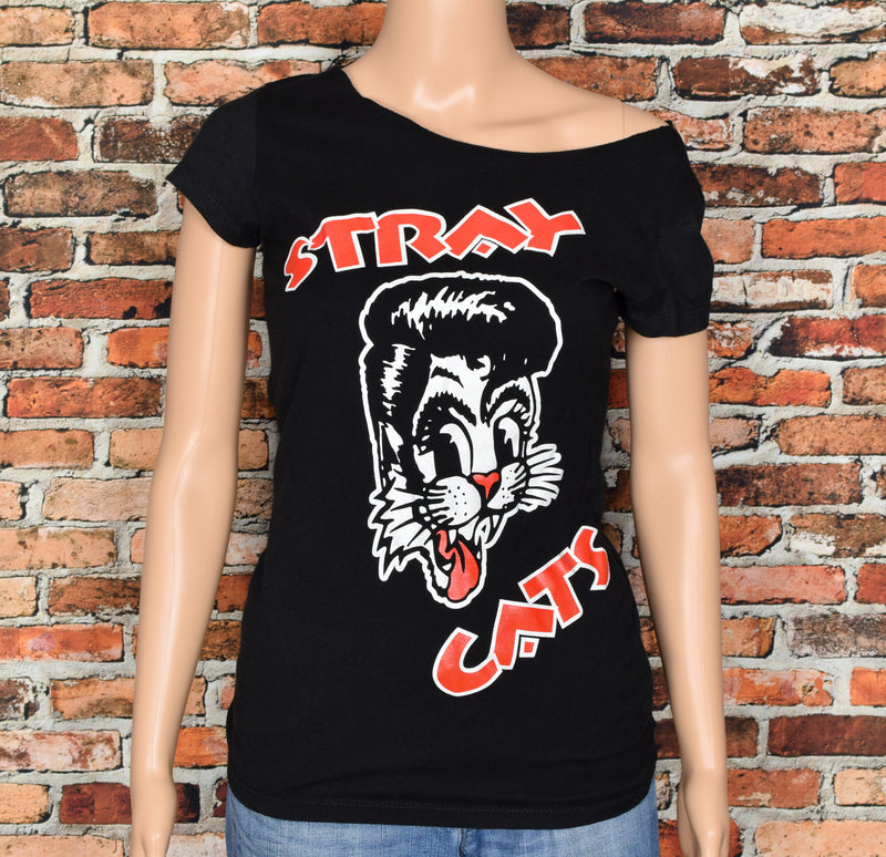 Black Modified STRAY CATS T-shirt