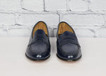 Vintage Dark Blue PERSONALITY Penny Loafers - 4-1/2 B