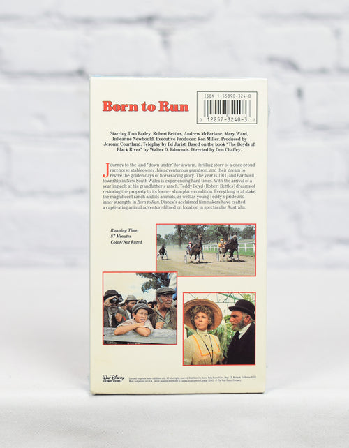 NEW/SEALED Born to Run - 1979 Walt Disney Home Video VHS