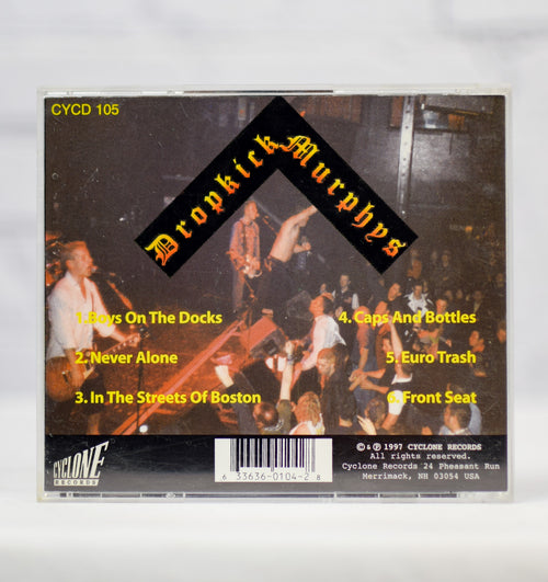 ﻿1997 Cyclone Records - Dropkick Murphys "Boys on the Docks" CD