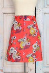 New w/ Tags MODCLOTH Sweet Daisy Jane Red Floral Mini Skirt - 14