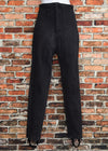 Vintage 80's Black UNBRANDED High Waisted Skinny Stirrup Jeans