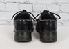 Black Textured Leather DR. MARTENS "Bailey" Chunky Work Shoes - US L 9