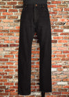 Vintage Black WRANGLER Back Pocketless High Waisted Jeans - 15 X 34