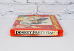 Vintage SaalfieldPub Co.  Donkey Party Game - Large Game Sheet w/ 24 Tails