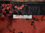 Black/Red Floral Cheongsam SI MEI JIN Qipao Chinese Dress - M