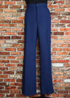 Vintage Dark Blue JCPENNY Polyester High Waisted Dress Pants - 14