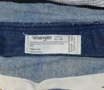 Vintage 70s Blue WRANGLER Denim Western Jeans 13MWZ - 35 X 38