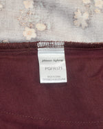 New w/ Tags MODCLOTH X PRINCESS HIGHWAY Brown Autumn Bloom Lane Corduroy Mini Skirt - 12 (AU)