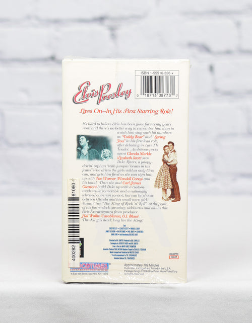 New/Sealed ELVIS PRESLEY: Loving You VHS - 1996 Goodtimes Home Video VHS