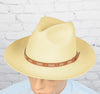 Men's Bailey of Hollywood Genuine Panama Straw Fedora Hat - Medium