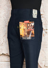 Deadstock - Vintage Dark Blue LEVI'S 517 Boot Cut Tex Twill Pants - 36 X 30