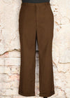 Vintage 70's Brown Tailored By CURLEE Dress Pants