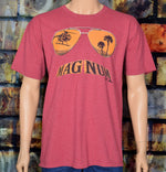 Red MAGNUM P.I. Aviators Short Sleeve T-Shirt - XL