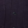 Men's Vintage 30s/40s WILSON Purple Letterman Cardigan Sweater - 40