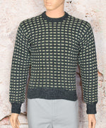 Vintage PETERSEN & DEKKE Product of Norway Gray/Tan Pullover Sweater - 14