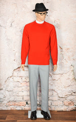Vintage BALMORE Red Pullover Cashmere Sweater - L