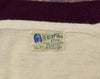Vintage HEWITT MFG. CORP. Maroon/Tan Cardigan Sweater