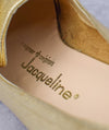 Vintage Gold Textured Leather JACQUELINE "Meridith" Square Toe Pumps - 4