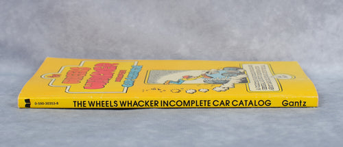 1980 - THE WHEELS WHACKER INCOMPLETE CAR CATALOG - David Gantz - Paperback Books