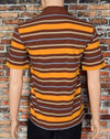 Brown/ Orange Striped OSIRIS SHOES Skate Polo - XL