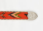 Native American Red & White Style Western Belt - 34