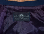 Vintage 70s Dark Blue LEVI STRAUSS & CO Polyester Blazer - 14