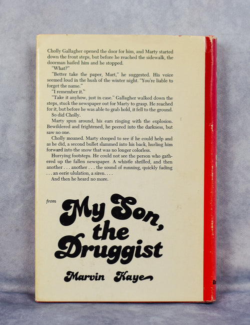 1977 Edition - MY SON, THE DRUGGIST - Marvin Kaye - Hardback Book