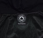 Black THRASHER MAGAZINE Logo Nylon Hooded Skate Windbreaker - L