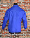 Vintage Blue Nylon HILTON "Active Apparel" Snap Button Jacket - XL