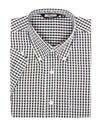 New w/ Tags RELCO LONDON Black Checkered Gingham Button Down Shirt