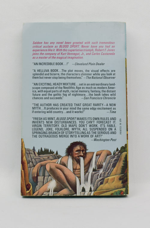 1974 Blood Sport Novel by Robert F. Jones Paperback Book