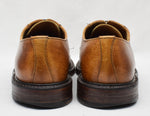 Vintage Brown ALFRED SARGENT Grain Textured Leather England Made Oxford Dress Shoes - 8-1/2