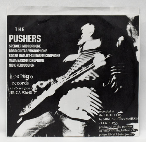 Hostage Records 1997 - The Pushers: Hardtimes - 45 RPM 7" Blue Record