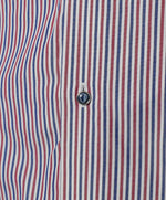 Red & Blue Striped BEN SHERMAN Long Sleeve Button Up Shirt - XL