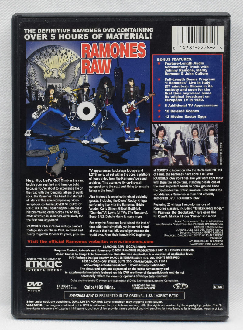 Ramones Raw DVD