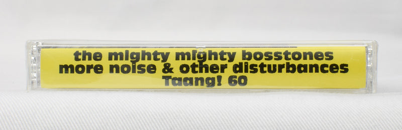 New w/ Seal Taang! Records 1992 The Mighty Mighty BossTones More Noise & Other Disturbances Clear Cassette Tape