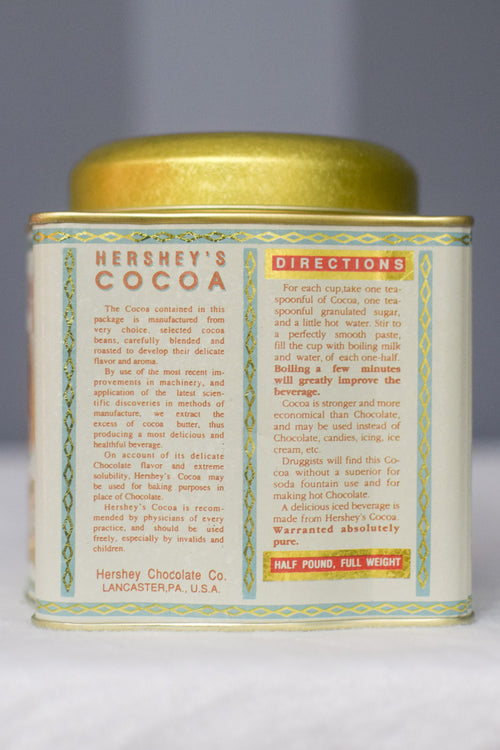 Vintage Bristol Ware Hershey's Cocoa Tin Square Canister