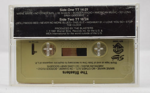 Slash, Warner Bros. Records - 1982 The Blasters Cassette Tape
