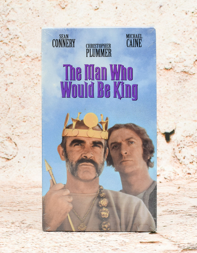 New/Sealed THE MAN WHO WOULD BE KING - 1992 CBS Fox VHS