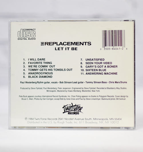 Twin/Tone Records - The Replacements "Let it Be" - Reissue CD