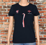 Women's Black Steely Dan Aja T-shirt - M
