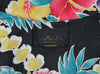 Vintage 80s Black/Multicolor Floral TAMARE Hawaiian Shirt