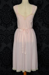 Vintage 60s Pink HOLLYWOOD VASSARETTE Sheer Nylon Nightgown - 38